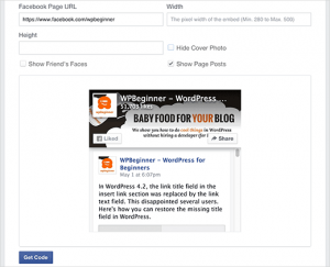 How to Add the New Facebook Page Plugin in WordPress
