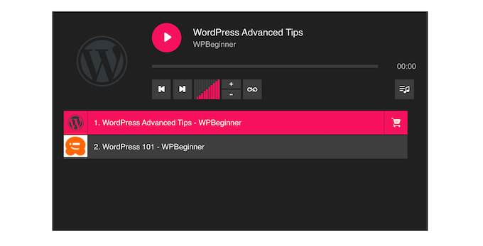 Creating a playlist with the best audio player plugin for WordPress 