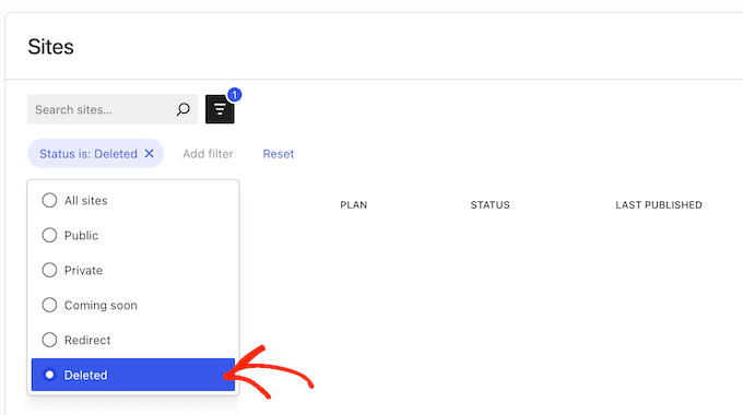How to find deleted WordPress.com blogs