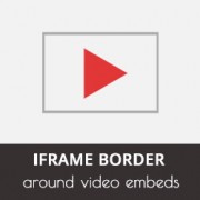How to Add an iFrame Border Around a Video Embed