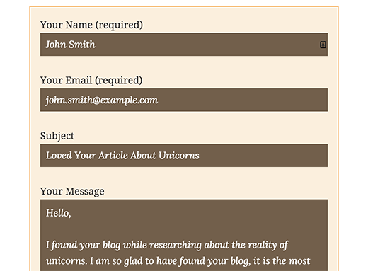 How To Style Contact Form 7 Forms In Wordpress