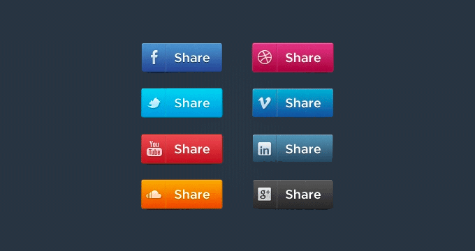 Free social media icon set by Hugo