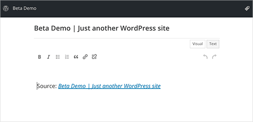 Press This in WordPress 4.3 will have full featured post editors