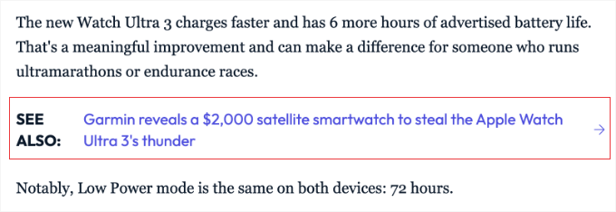 Inline Related Posts Example on Mashable Inline Related Posts Example on Mashable