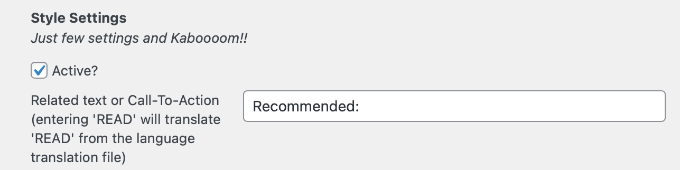 Choosing the Text That Will Be Used When Displaying Related Posts Choosing the Text That Will Be Used When Displaying Related Posts