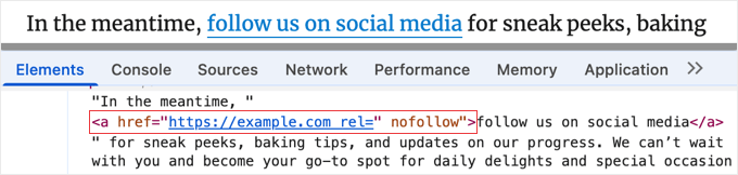 Inspecting Link Attributes Inspecting Link Attributes