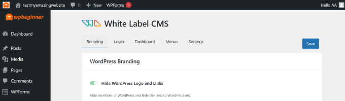 WebHostingExhibit admin-bar-branding-preview How to White Label Your WordPress Admin Dashboard  