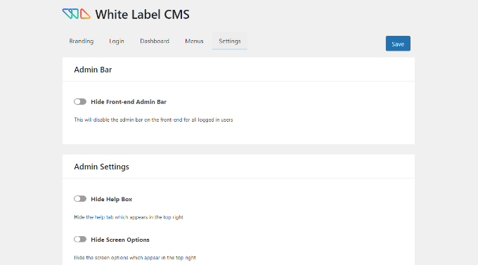 WebHostingExhibit admin-settings How to White Label Your WordPress Admin Dashboard  