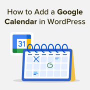 How to add a Google Calendar in WordPress (Step by step)