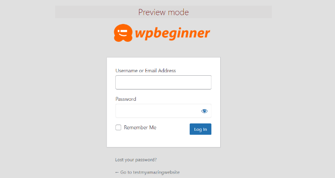 WebHostingExhibit preview-login-page-branding-1 How to White Label Your WordPress Admin Dashboard  