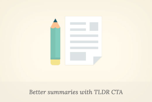 Adding better summaries with call to action in WordPress