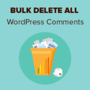 How to Easily Bulk Delete All WordPress Comments