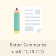 Better Summary for WordPress Posts with TLDR CTA