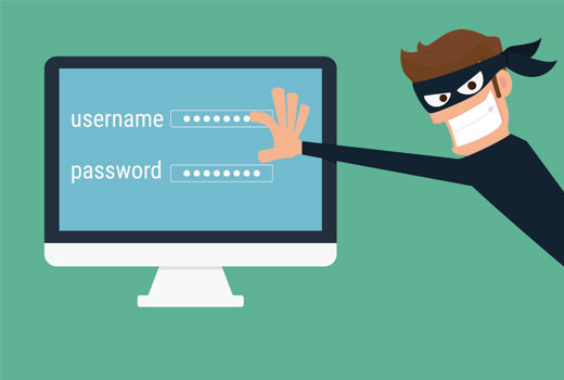 Using weak passwords 