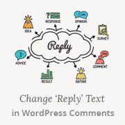 How to Change the "Reply" Text in WordPress Comments