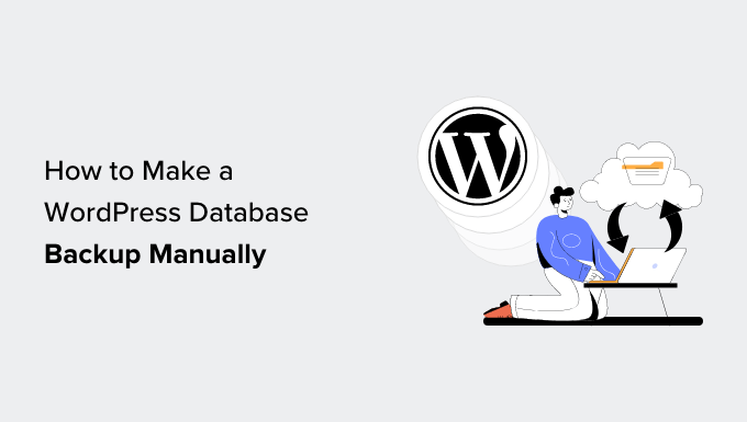 Making a WordPress database backup manually