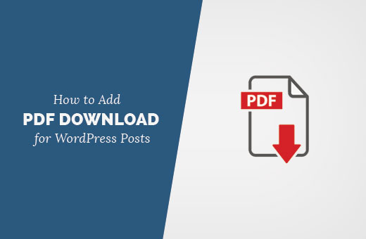 add pdf for download to wordpress