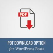 How to Add a PDF Download for Posts in WordPress