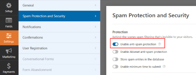 Anti-spam token