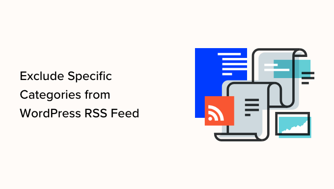 如何从 WordPress RSS 源中排除特定类别