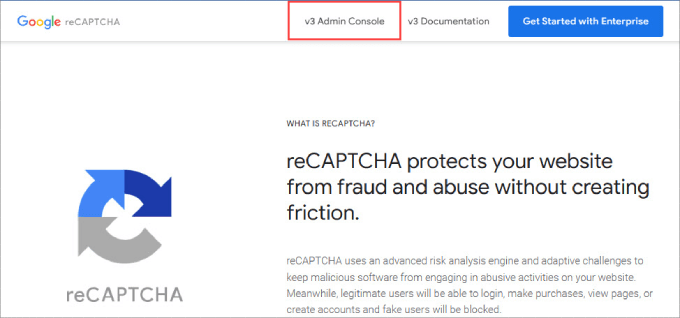 WebHostingExhibit v3-admin-console-in-Google-reCaptcha-1-1 How to Stop Spam Registrations on your WordPress Membership Site  