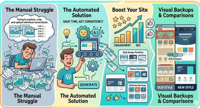 Beneficios de la captura de pantalla automatizada del sitio web