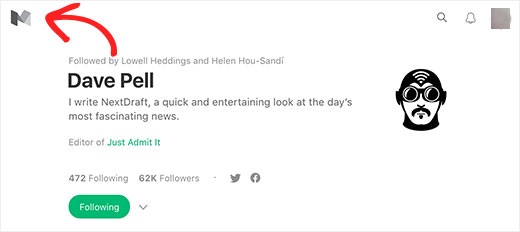 Medium brand displayed on a Medium publication Medium brand displayed on a Medium publication