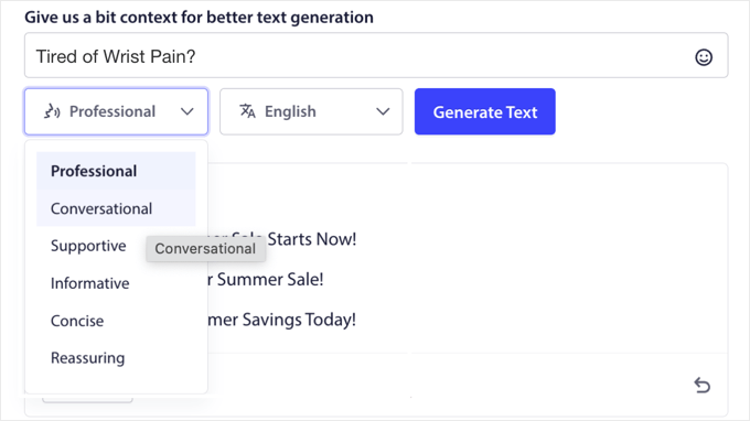 Gerando um Título no PushEngage com IA
