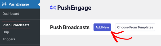 Adicionando uma Notificação Push no PushEngage