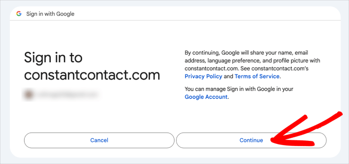 connect gmail with Constant Contact