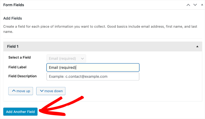 ajouter un autre champ ajouter un autre champ