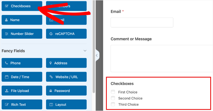 ajouter plusieurs cases à cocher ajouter plusieurs cases à cocher
