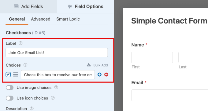 case à cocher pour rejoindre la liste d'e-mails case à cocher pour rejoindre la liste d'e-mails