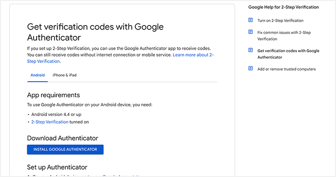 Google Authenticator