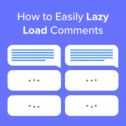 Lazy load comments in WordPress