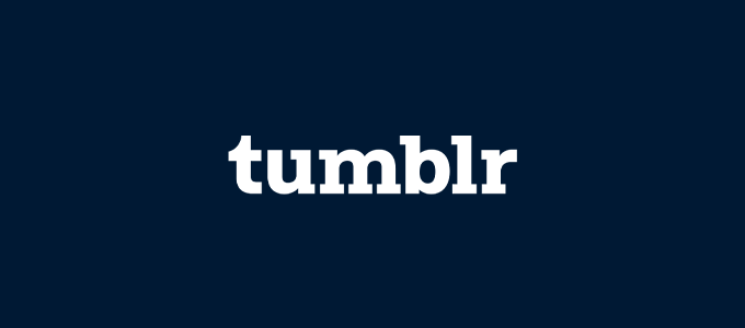 Tumblr 博客平台徽标