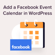 How to add a Facebook event calendar in WordPress