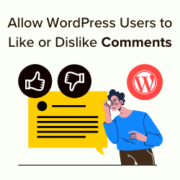How to allow users to like or dislike comments in WordPress