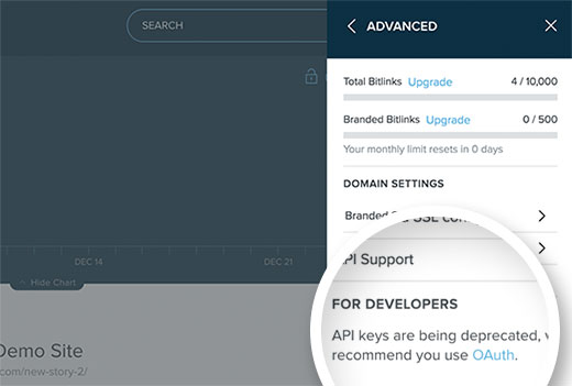Get Bitly OAuth access token