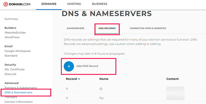 Catatan DNS