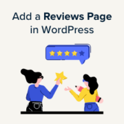 How to add a customer reviews page in WordPress