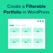 How to Create a Filterable Portfolio in WordPress