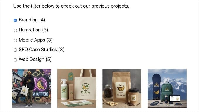 Previziune WPFilters