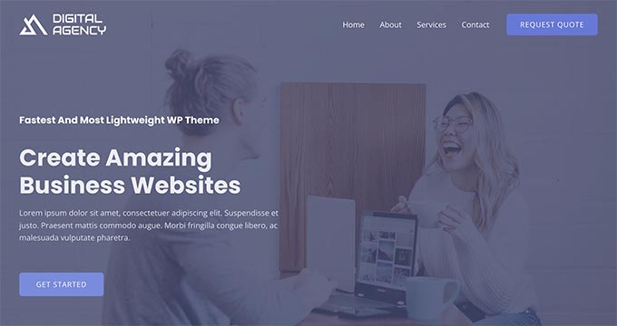 Astra corporate theme for WordPress