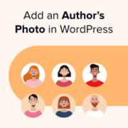How to add an author's photo in WordPress