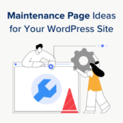 Maintenance page ideas for your WordPress site