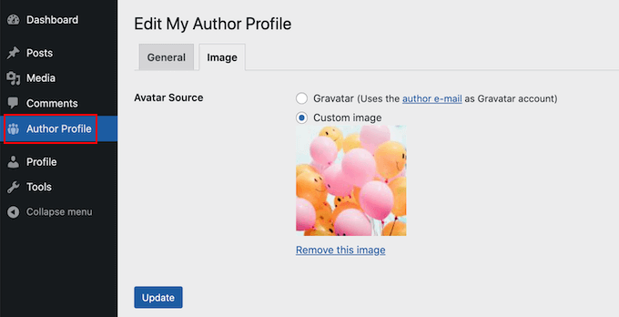 How to Add an Authors Photo in WordPress