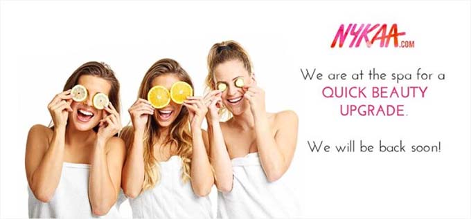 Nykaa maintenance page