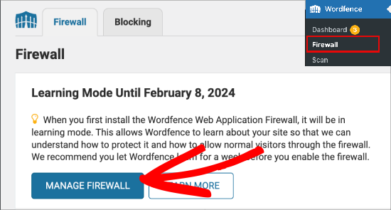 wordfence firewall