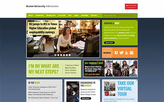 Boston University - Admissions